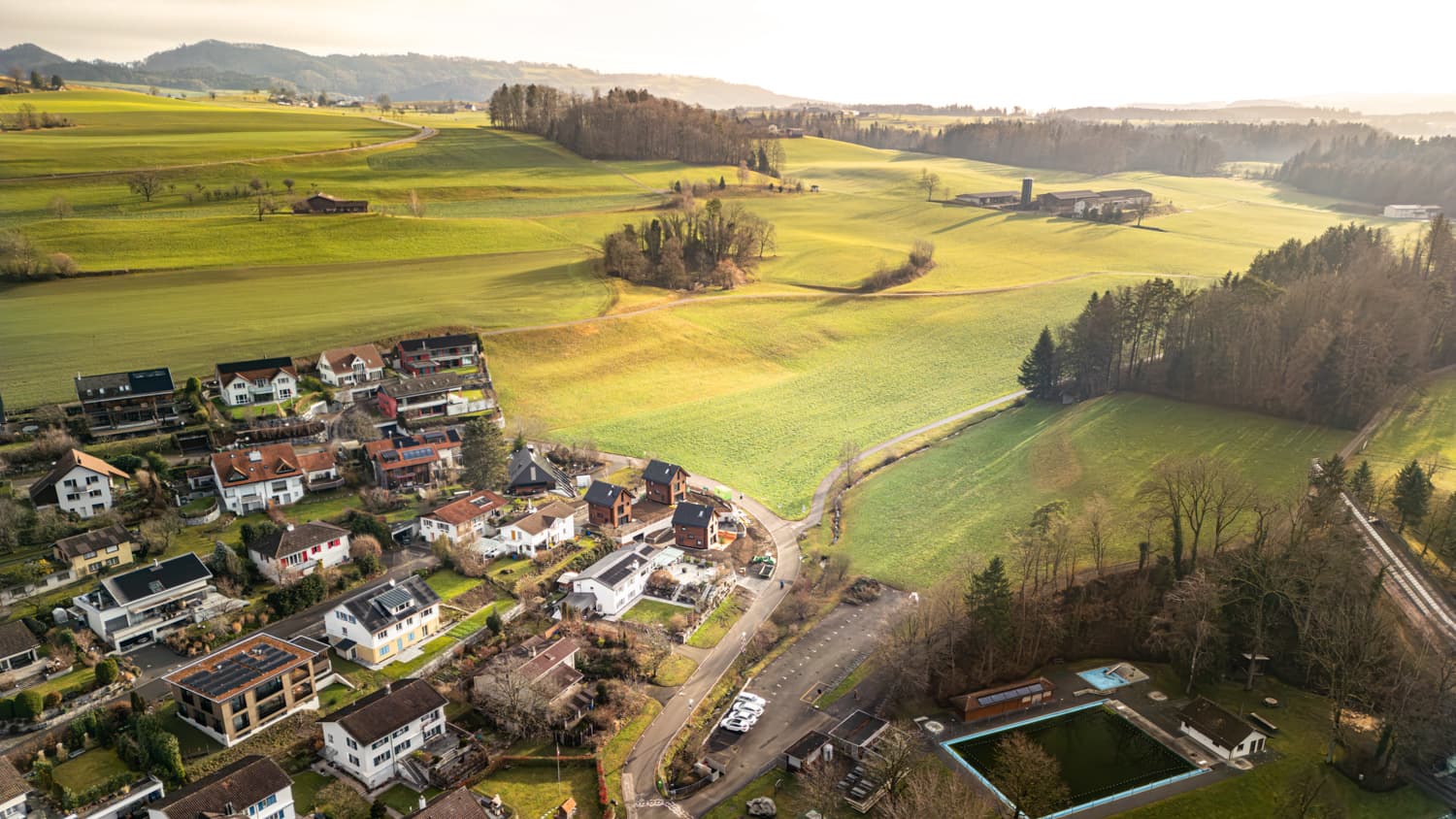 VIVĀN SIGNATURE Compact in Mettmenstetten ZH: Holzhäuser des GreenVillage